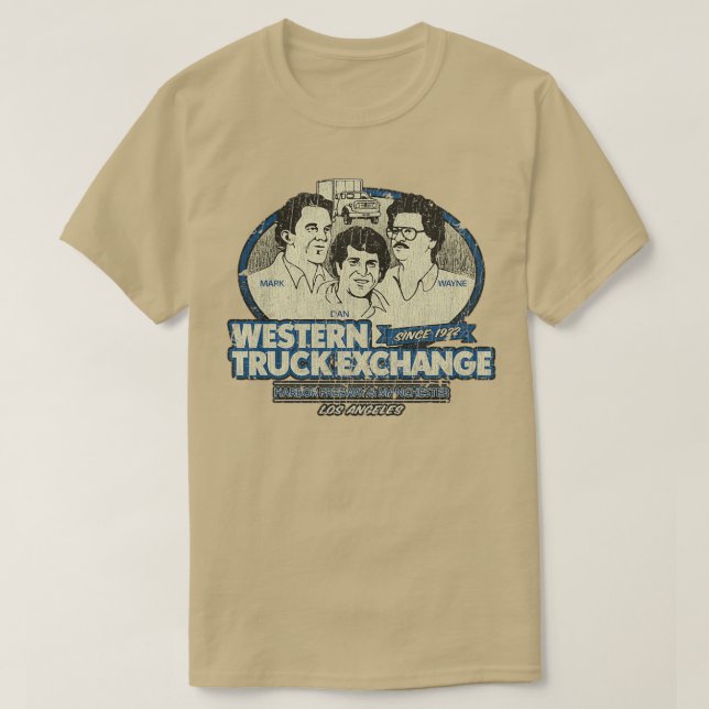 T-shirt Western Truck Exchange Los Angeles  (Design devant)