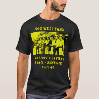 T-shirt westerns américains des années 50