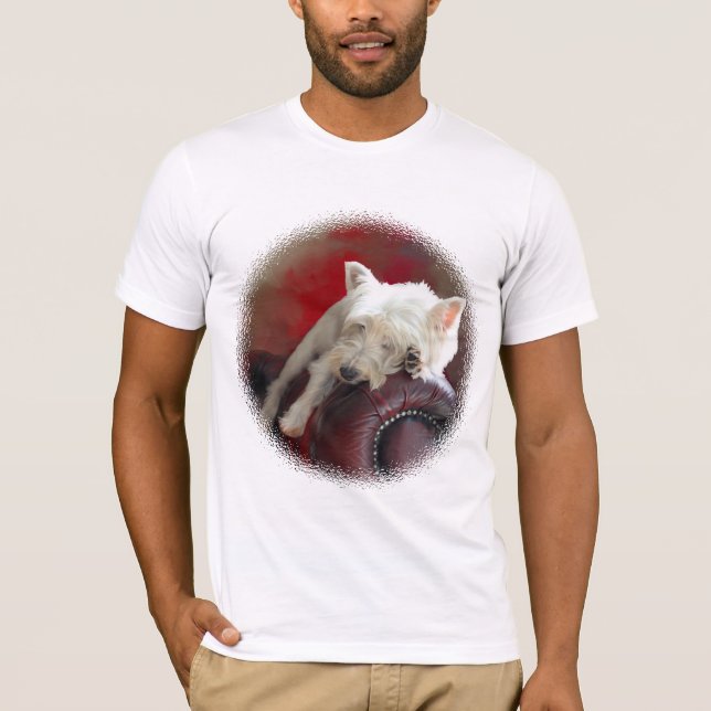 T-shirt Westie au repos (Devant)