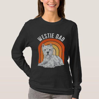 T-shirt Westie Dad Dog Dad West Highland White Terrier
