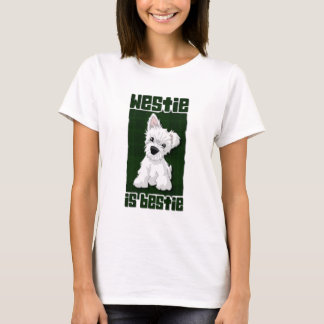 T-shirt Westie est Bestie