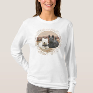 T-shirt Westie et Scottie ensemble automne