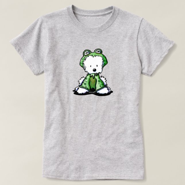 T-Shirt Westie Grenouille (Design devant)