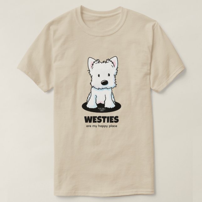 T-shirt Westie KiniArt (Design devant)