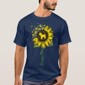 T-shirt Westie Mom Sunflower West Highland Terrier Cadeaux