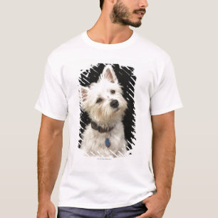 T-shirt Westie (terrier des montagnes occidental) avec le