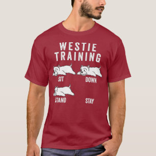 T-shirt Westie Training Chien Premium