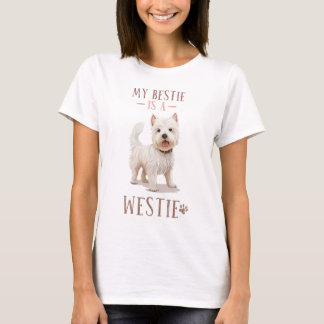 T-shirt Westie West Highland Terrier Drôle Citation Chien 
