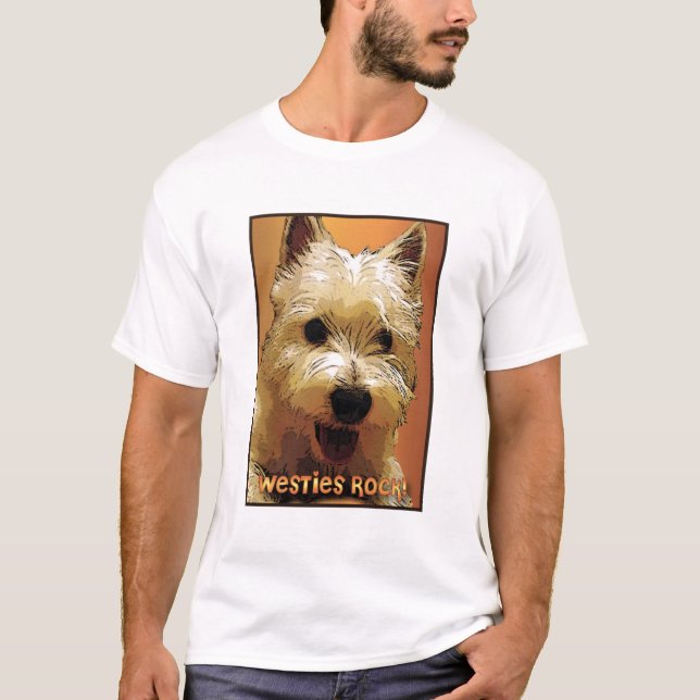 T-shirt westies-rock3 (Devant)