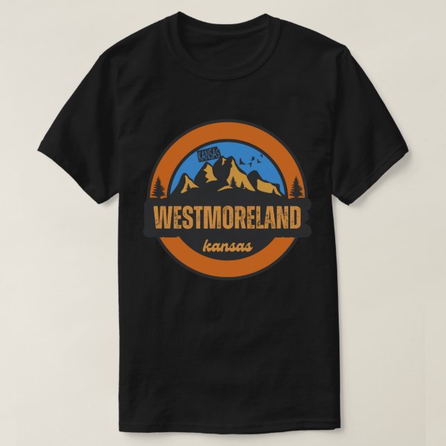 T-shirt Westmoreland, Kansas (Design devant)