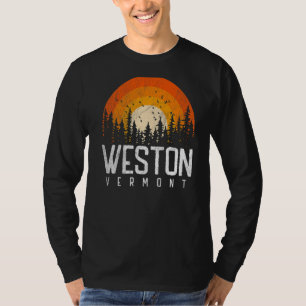 T-shirt Weston Vermont V Vintage les années 70 80s 90s