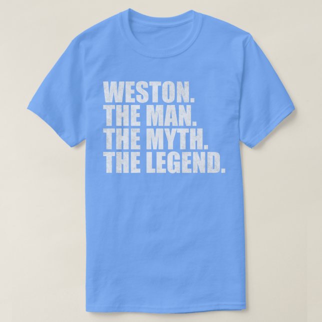 T-shirt WestonWeston Nom Weston prénom Weston (Design devant)