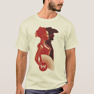 T-shirt Westworld | Portrait du crayon maeve et hector