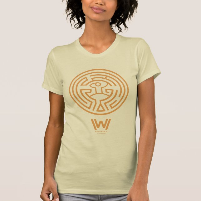 T-shirt Westworld | The Maze Symbol (Devant)