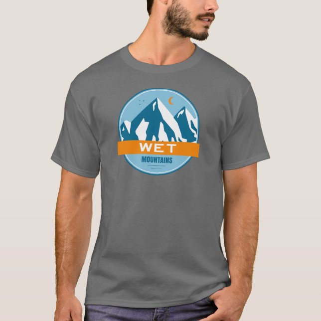 T-shirt Wet Mountains Colorado (Devant)