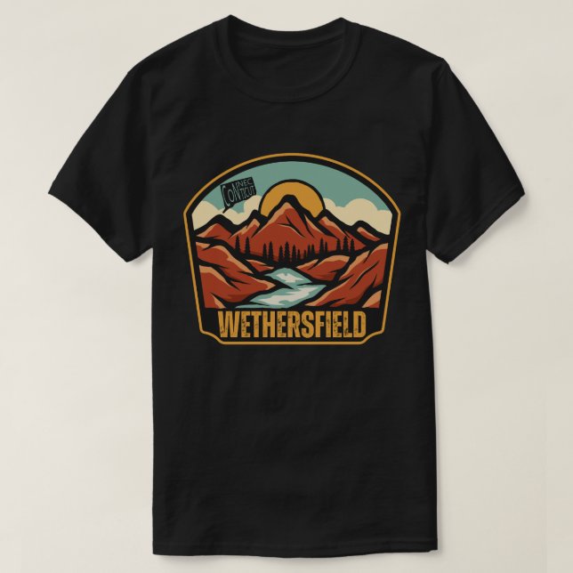 T-shirt Wethersfield, Connecticut (Design devant)