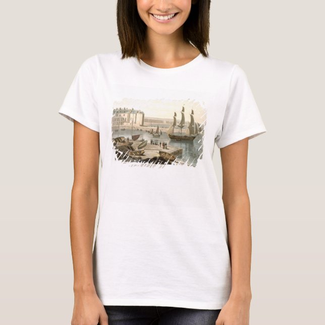 T-shirt Weymouth Harbour, de "A Voyage Autour Du Grand Bri (Devant)