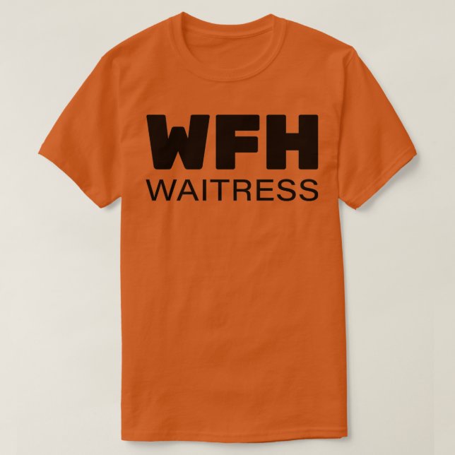 T-shirt WFH Travailler à domicile (Design devant)