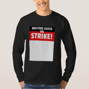 T-shirt WGA America Writers Guild On Strike Anti AI Chatbo