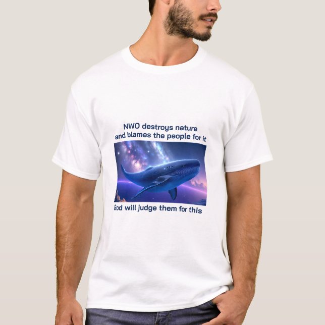 T-shirt Whale Comeback (léger) (Devant)