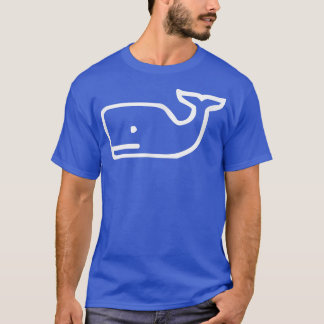 T-shirt Whale Shark Beluga Orca Navy