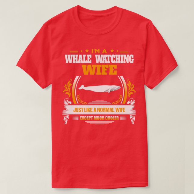 T-shirt Whale Watching Femme Christmas Cadeau ou Anniversa (Design devant)