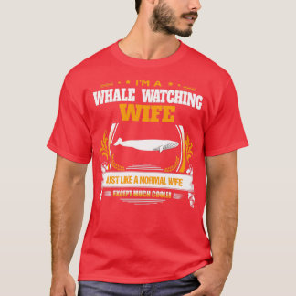 T-shirt Whale Watching Femme Christmas Cadeau ou Anniversa