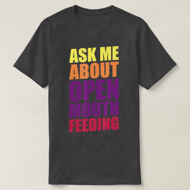 T-shirt Whale Watching Open Mouth Feeding   1  (Design devant)
