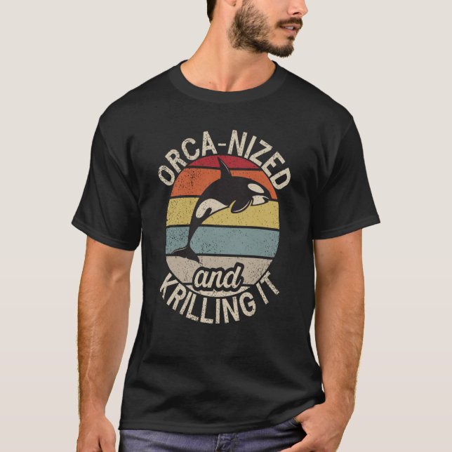 T-shirt Whales Watch Dolphin Pottwhal  Saying Orca Whale   (Devant)