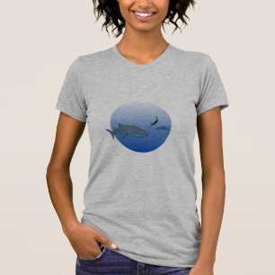 T-shirt Whalesharks et plongeur libre
