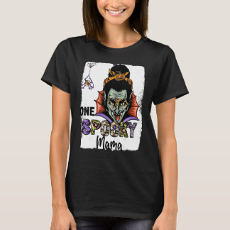 T-shirt WHAT HALLOWEEN Witchy Groovy One Spooky Grandma Wi