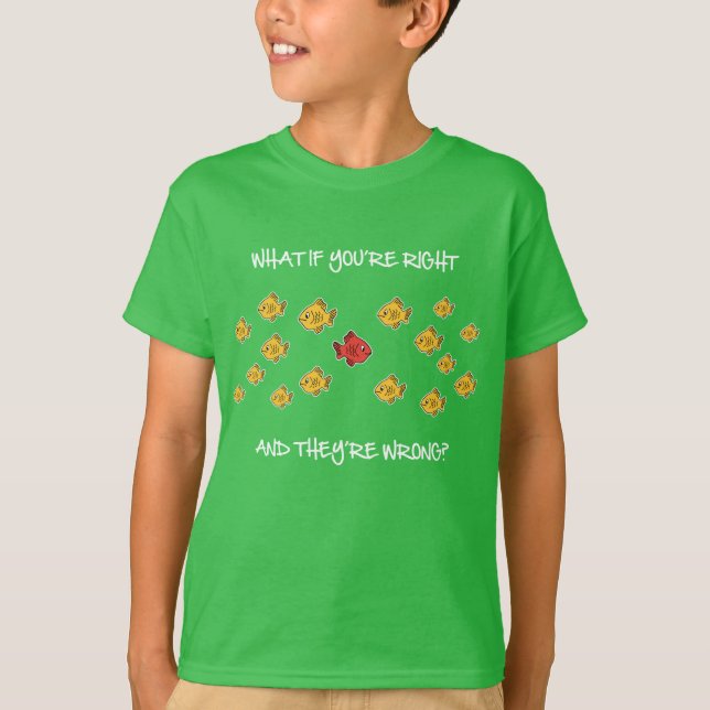T-shirt What if you're right? (Devant)