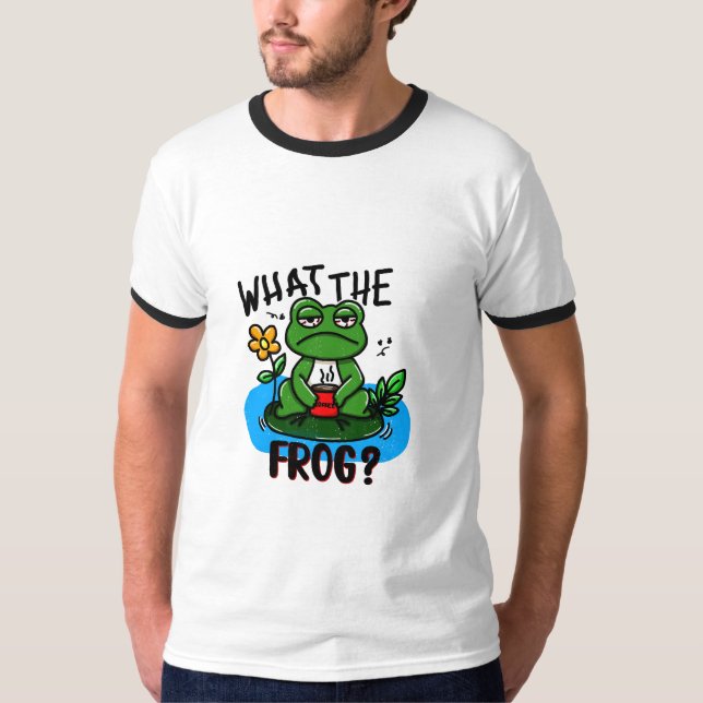 T-shirt What the frog? (Devant)