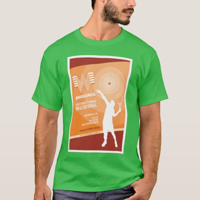 T-shirt Whataburger Junior Invitational Infinite Jest (Devant)