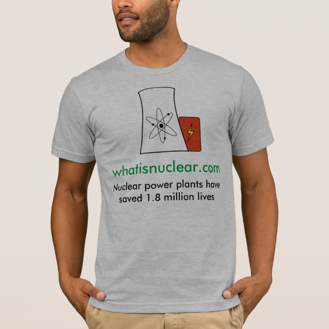 T-shirt Whatisnuclear.com nucléaire sauve T-shir des (Devant)