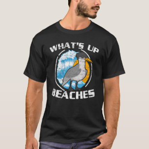 T-shirt What's Up Beaches Oiseaux Ornithologie Mouette