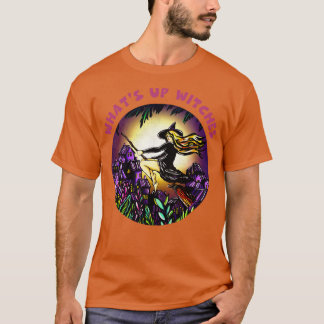 T-shirt Whats Up sorches Drôle Halloween Party Tee Éffraya