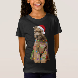 T-Shirt Wheaten Terrier illuminations de Noël Xmas Amoureu