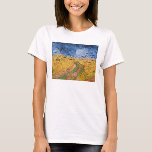 T-shirt Wheatfield de Vincent van Gogh avec des
