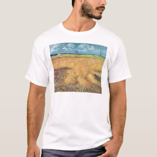 T-shirt Wheatfield de Vincent van Gogh avec des gerbes,