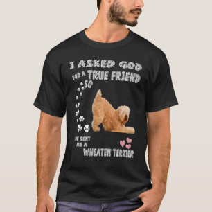 T-shirt Wheatie Chien Maman Papa Costume Cute Soft Coat Bl
