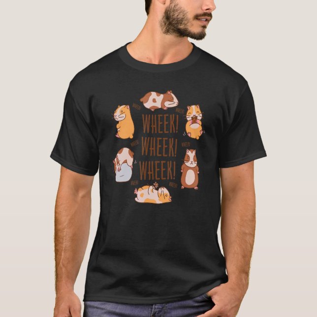 T-shirt Wheek Wheek Me Nourrir Homme Animaux Amateurs C (Devant)
