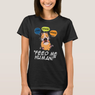 T-shirt Wheek Wheek Me Nourrir Homme Animaux Amateurs C