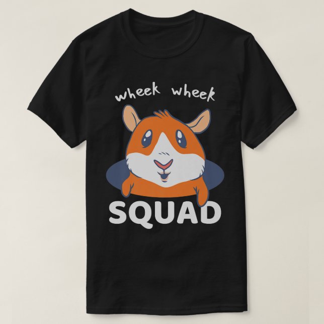 T-shirt Wheek Wheek Squad - Guinea Pig Premium  (Design devant)