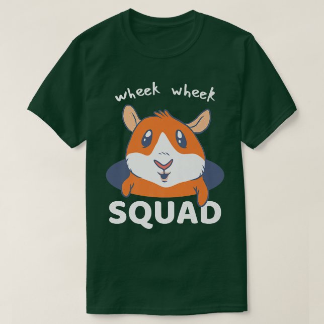 T-shirt Wheek Wheek Wheek Squad - Guinea Pig Premium 5598 (Design devant)