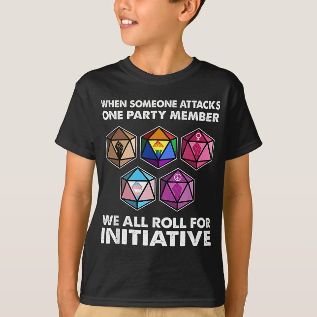 T-shirt When Someone Attacks One Party (Devant)