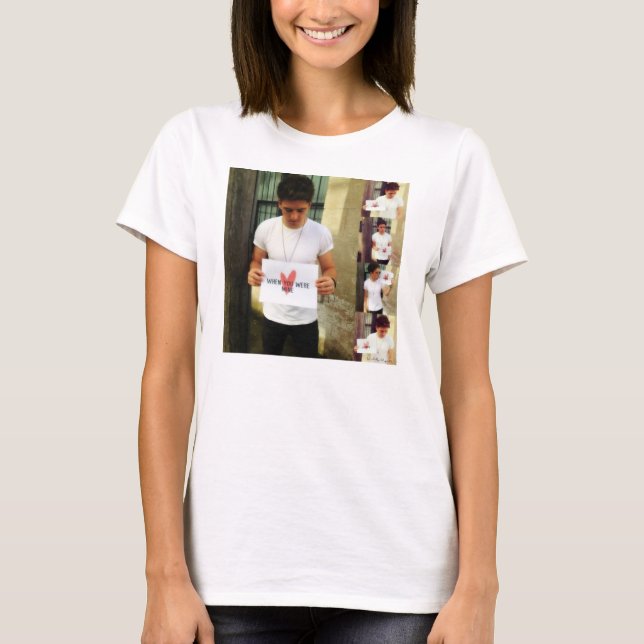 T-shirt #WhenYouWereMine (Devant)