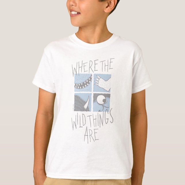 T-shirt Where The Wild Things Are | Graphique Carré (Devant)