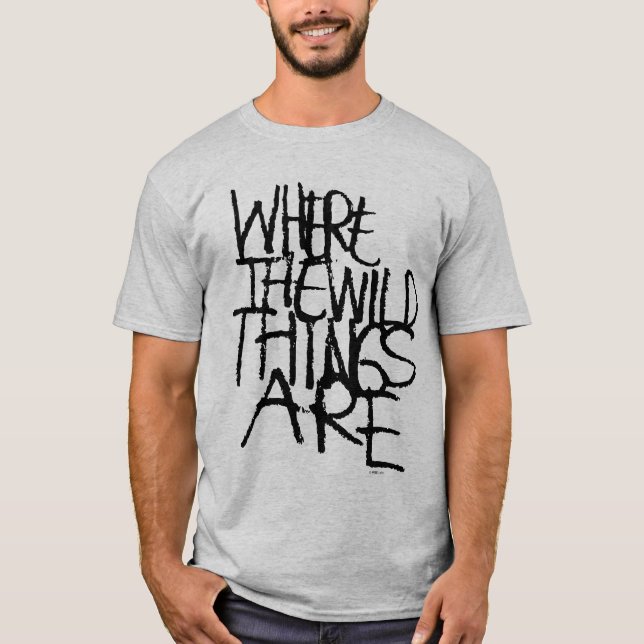 T-shirt Where the Wild Things Are | Manuscrite (Devant)