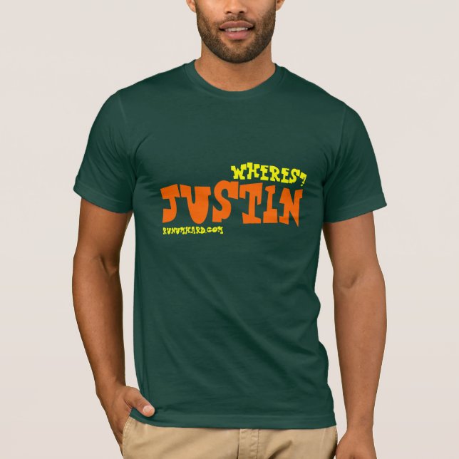 T-SHIRT WHERES JUSTIN ? CHEMISE (Devant)